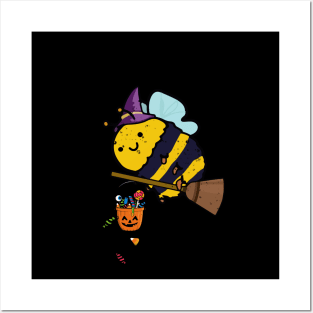 Bee Scary Halloween Posters and Art